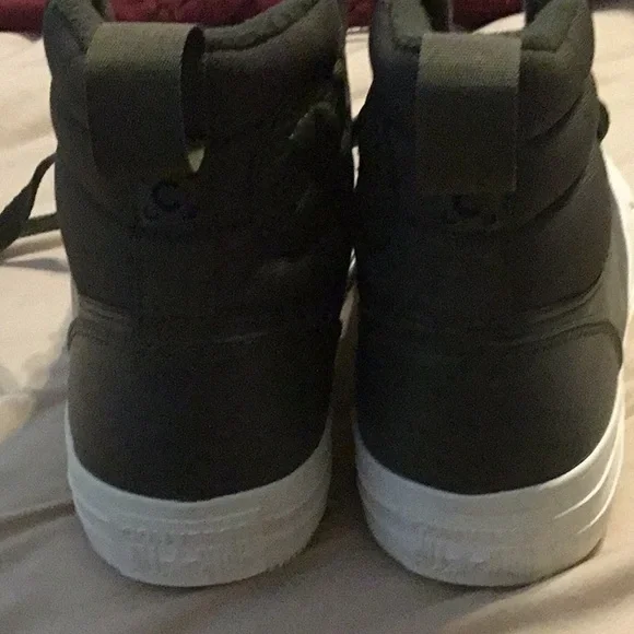 Converse Olive Green High-Top Sneakers - Picture 3 of 6